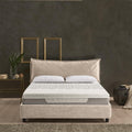 Letto EVERGREENWEB MATERASSI & BEDS, Piazza e Mezza con Box Contenitore, Materasso Memory + Rete a Doghe in Legno 120x195 cm + Cuscino GRATIS