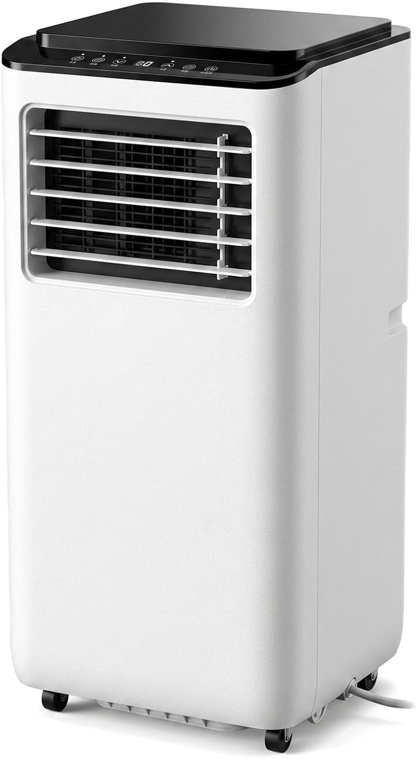 Condizionatore portatile Generic, portatile 12000 BTU con telecomando, timer 24 ore, kit di installazione, 2 velocità, oscillazione 120°