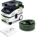 Aspirapolvere portatile Festool, CLEANTEC CTL MINI I aspiratore, contenitore 10 l, classe di polvere L, Bluetooth, presa automatica, compatta